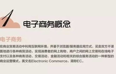 电子商务的专业术语集合