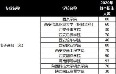 电子商务专业投档多少分