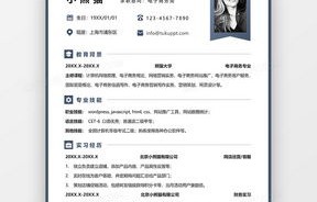 电子商务专业介绍黑板报
